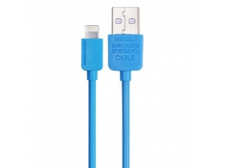 REMAX iPhone 7 / 8 Lightning High Speed Charge & Sync USB Kabel blau