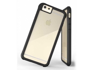 G-Case iPhone 6/6S Plus Bumper Case Hülle Schwarz Rückseite clear