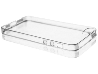 Dünne durchsichtige iPhone SE Gummi Schutzhülle 0.8 mm Case - Clear