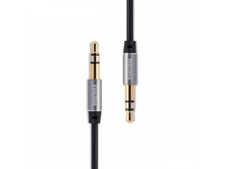 REMAX Audio AUX Kabel Klinke 3.5 mm - iPhone am Autoradio - schwarz