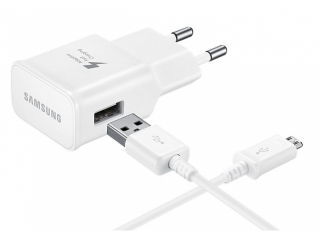 Samsung EP-TA20EWE Adaptive Fast Charging USB Ladegerät + Kabel für S7