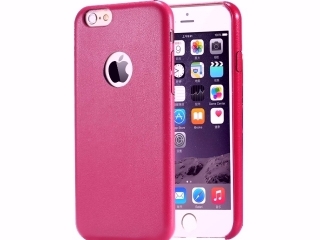 Ultra dünne Leder Hülle für iPhone 6S Plus in Purple Cherry Slim Apple