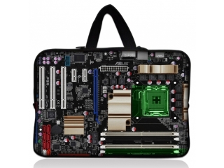 Neoprene MacBook Sleeve 13" Slim Soft Hülle Tasche Computer Mainboard