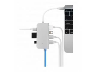 LMP 8-Port USB-C Dock mit HDMI, 3x USB 3.0, Ethernet, SD/MicroSD