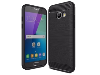 Samsung Galaxy A3 (2017) Carbon Gummi Hülle TPU Case Cover flexibel