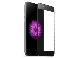 iPhone 8 iVisor HD Panzerglas 100% Bildschirmabdeckung Frame schwarz