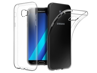 Gummi Hülle zu Samsung Galaxy A3 (2017) flexibel dünn transparent thin