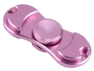 Fidget Spinner 2-Flügel Duo-Spinner 2-Wing Aluminium Relax Toy rosa