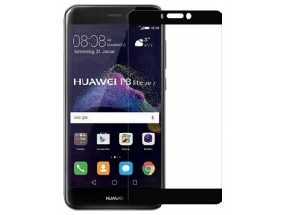 Huawei P8 Lite 2017 100% Vollbild Panzerglas Schutzfolie 2.5D 9H