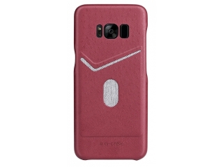 G-Case Jazz Series Samsung Galaxy S8+ schlankes Leder Case - rot