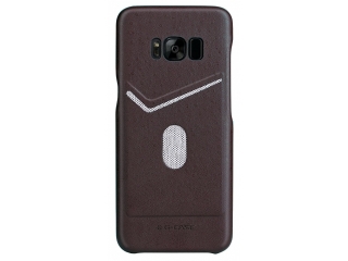 G-Case Jazz Series Samsung Galaxy S8+ schlankes Leder Case - braun