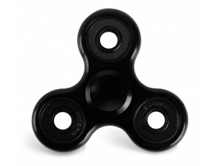 Premium Fidget Spinner aus massivem Aluminium & Stahl gefräst schwarz