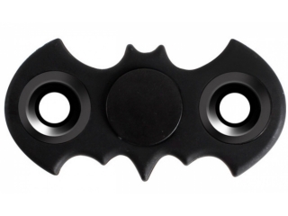 Fledermaus Bat Spinner 2-Wing Duo Hand Spinner - schwarz