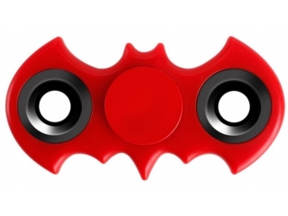 Fledermaus Bat Spinner 2-Wing Duo Hand Spinner - rot