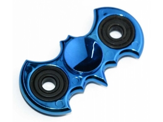 Batman Fidget Spinner 2-Wing Duo Hand Spinner - blau chrom