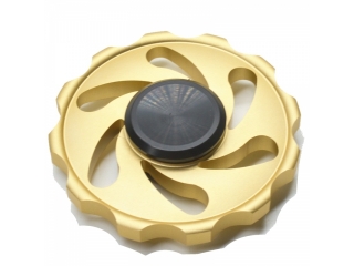Cyclone Storm Premium Fidget Spinner aus Aluminium - gold