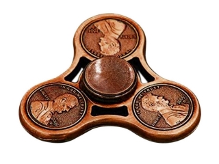 Fidget Spinner Coins One Cent Dollar Münze Hand Spinner in kupfer