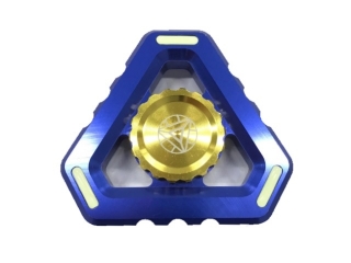 Fidget Spinner Alien Sky Aluminium mit Night Light - blau