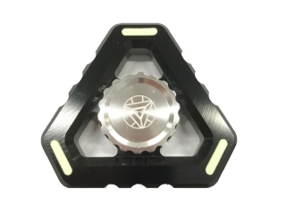 Fidget Spinner Alien Sky Aluminium mit Night Light - schwarz