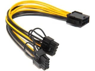 Grafikkarten Power Kabel - 8pin auf 2x 8pin Stromversorgungskabel