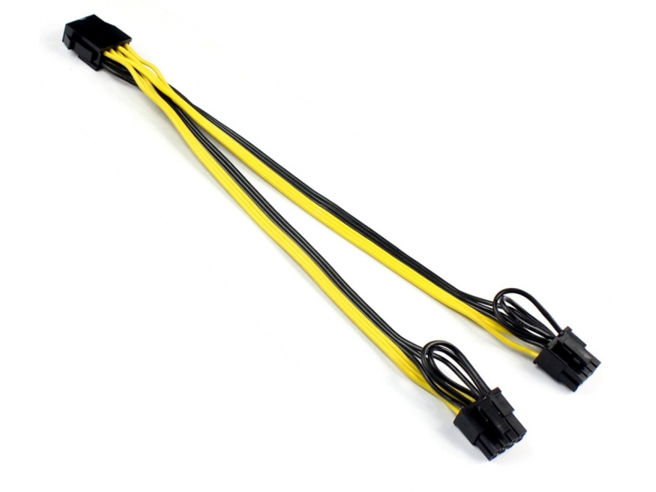 ELFJMZP 4-Pin Auf 6-Pin Grafikkarten Adapter - Stromversorgungskabel Für PCI-E Stecker