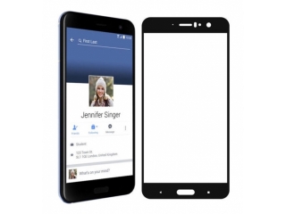 HTC U11 100% Vollbild Panzerglas Schutzfolie 2.5D 9H