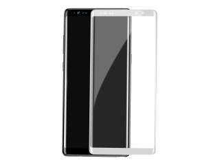 Samsung Galaxy Note8 100% Vollbild Panzerglas Schutzfolie 2.5D weiss