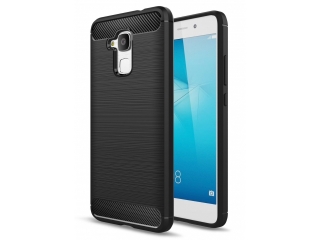 Honor 5C Carbon Gummi Hülle TPU Case schwarz