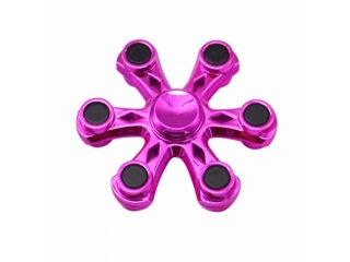 Fidget Spinner Six Star Flower - 6 Sternen Blume - pink