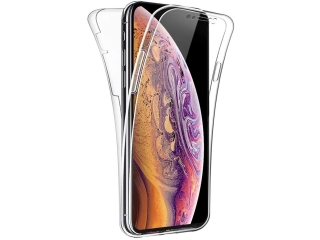 Apple iPhone XS Touch Case 360 Grad Rundumschutz transparent