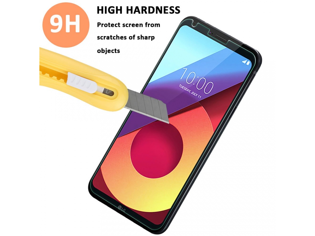 LG Q6 Glas Folie Panzerglas HD Schutzglas RealGlass Screen