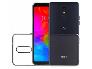 LG Q7+ Gummi Hülle TPU Clear Case