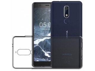 Nokia 5.1 Gummi Hülle TPU Clear Case