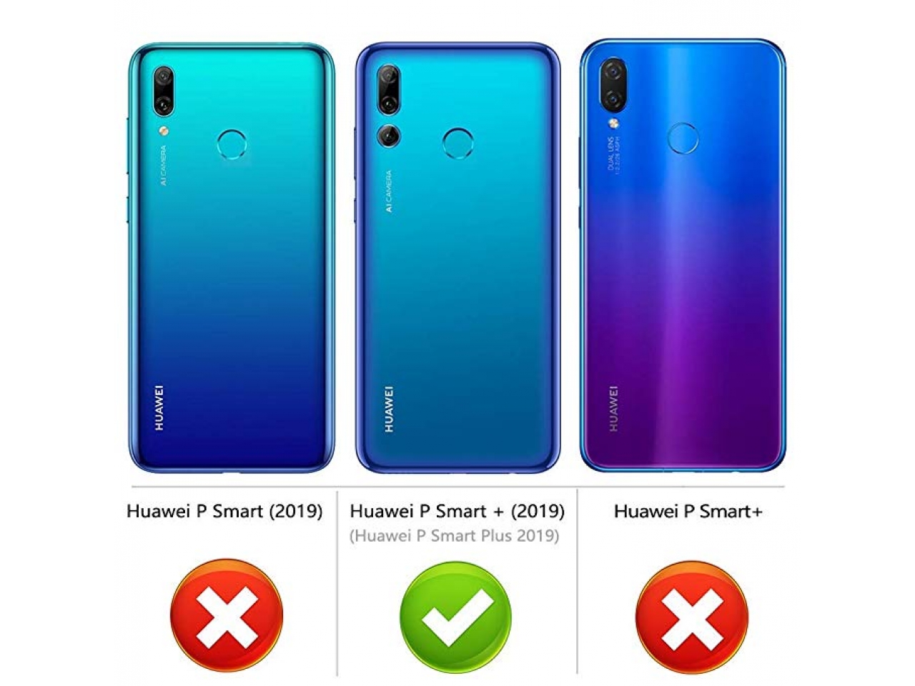Huawei P Smart 2019 Gummi Hulle Tpu Flexibel Dunn Transparent Clear P Smart 2019 Hulle Esons