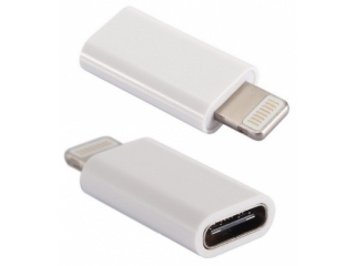 USB-C auf Lightning Adapter Konverter in weiss