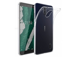 Nokia 1 Plus Gummi Hülle TPU Clear Case