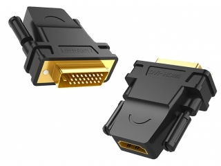 UGREEN HDMI / DVI Adapter - HDMI-Buchse - DVI-Stecker 24+1 pol schwarz