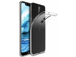 Nokia 5.1 Plus Gummi Hülle TPU Clear Case