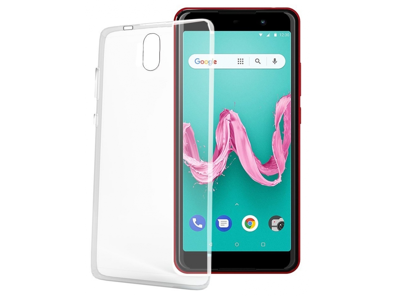Wiko Lenny 5 Gummi TPU Hülle flexibel dünn transparent