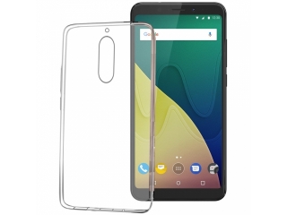 Wiko View XL Gummi Hülle TPU Clear Case