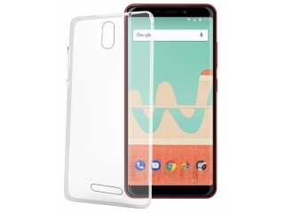 Wiko View Go Gummi Hülle TPU Clear Case