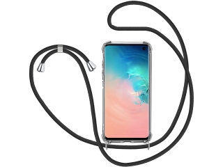 Samsung Galaxy S10 Handykette Necklace Hülle Gummi transparent