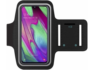 Samsung Galaxy A40 Fitness Jogging Sport Armband mit Schlüsselfach