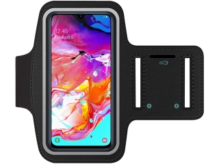 Samsung Galaxy A70 Fitness Jogging Sport Armband mit Schlüsselfach