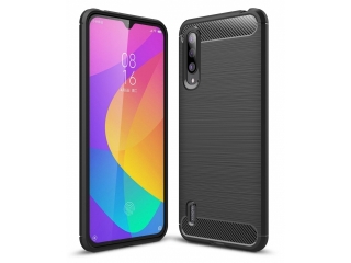 Xiaomi Mi 9 Lite Carbon Gummi Hülle TPU Case schwarz