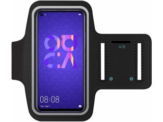 Huawei Nova 5T Fitness Jogging Sport Armband mit Schlüsselfach