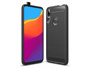 Huawei P Smart Z Carbon Gummi Hülle TPU Case schwarz