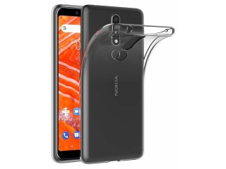 Nokia 3.1 Plus Gummi Hülle TPU Clear Case