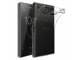 Sony Xperia XZ1 Compact Gummi Hülle dünn transparent thin clear