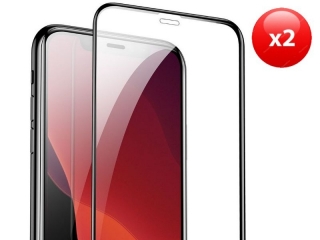 Baseus iPhone XS Max 100% Vollbild Panzerglas Schutzfolie 2er-Set